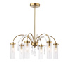 ST LUCE SL1401.303.06 Люстра подвесная ST-Luce Латунь/Латунь, Прозрачный E14 6*40W ЛЮМИНЕРА