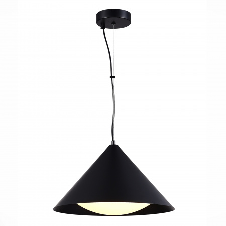 ST LUCE SL6501.413.01 Светильник подвесной ST-Luce Черный/Черный LED 1*12W 3000K ТРЕЗО