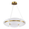 ST LUCE SL1304.203.45 Люстра подвесная ST-Luce Золотистый/Белый LED 1*45W 3000K ЭТУАЛЬ