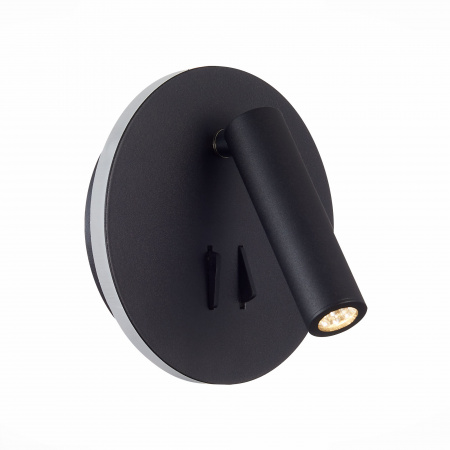 ST LUCE SL1586.413.01 Светильник настенный Черный LED 1*8W 3000K 624Lm Ra>80 24° IP20 L-xW155xH155 170-240V Настенные светильники