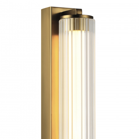 ST LUCE SL6224.301.01 Светильник настенный ST-Luce Латунь/Прозрачный LED 1*8W 4000K БАМБУ