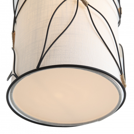 ST LUCE SL6228.403.01 Светильник подвесной ST-Luce Черный/Бежевый E27 1*60W РУТ
