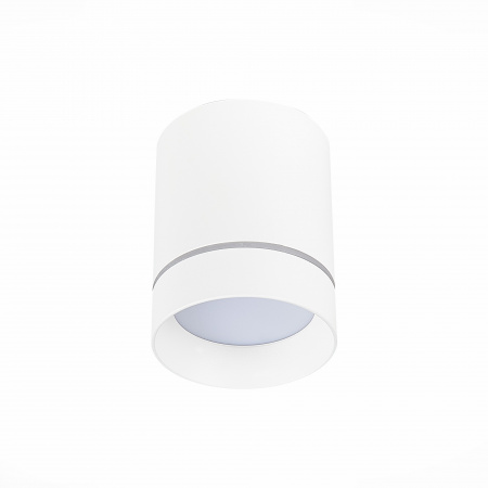 ST LUCE ST115.532.07 Светильник потолочный Белый LED 1*7W 3000K 490Lm Ra>90 120° IP20 D79xH100 170-240V Накладные светильники