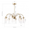 ST LUCE SL1401.303.08 Люстра подвесная ST-Luce Латунь/Латунь, Прозрачный E14 8*40W ЛЮМИНЕРА