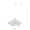 EVOLUCE SLE6023-503-01 Светильник подвесной белый/белый E27 1*40W ГОННА