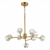 ST LUCE SL1166.303.09 Светильник подвесной ST-Luce Латунь/Прозрачный G9 LED 9*5W РОМАНО