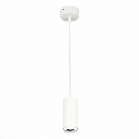 ST LUCE ST600.543.10 Светильник подвесной Zoom Белый LED 1*10W 4000K 1 000Lm Ra>80 15-60° IP20 D59xH130 170- Подвесные светильники