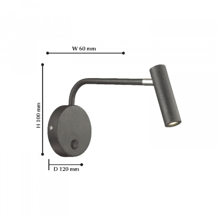 Настенный светильник Favourite Light Murum 1960-1W