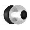 ST LUCE SL6120.401.01 Светильник настенный ST-Luce Черный/Прозрачное кракелированное стекло LED 1*8,5W 3000K ПИК