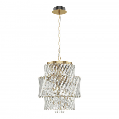 ST LUCE SL6138.303.04 Светильник подвесной ST-Luce латунь/прозрачный E14 4*40W РИТЦ