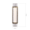 ST LUCE SL6140.301.01 Светильник настенный ST-Luce латунь/прозрачный LED 1*11W 3000K ЭЙС