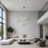 ST LUCE SL6008.113.03 Люстра подвесная ST-Luce Хром/Хром LED 3*95W 3000K ЛАТОЦЦО