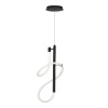 ST LUCE SL6102.403.16 Светильник подвесной ST-Luce Черный/Белый LED 1*16W 3000K САГРАТО