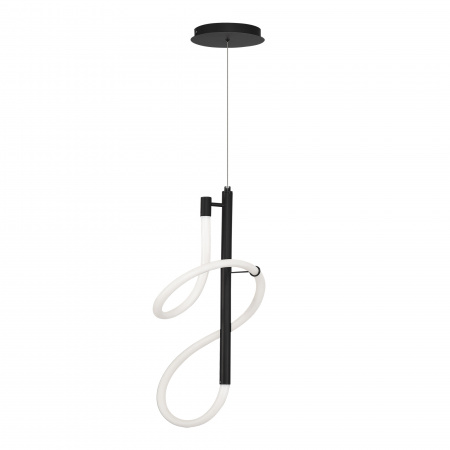 ST LUCE SL6102.403.16 Светильник подвесной ST-Luce Черный/Белый LED 1*16W 3000K САГРАТО