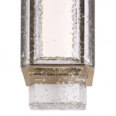 ST LUCE SL6140.301.01 Светильник настенный ST-Luce латунь/прозрачный LED 1*11W 3000K ЭЙС