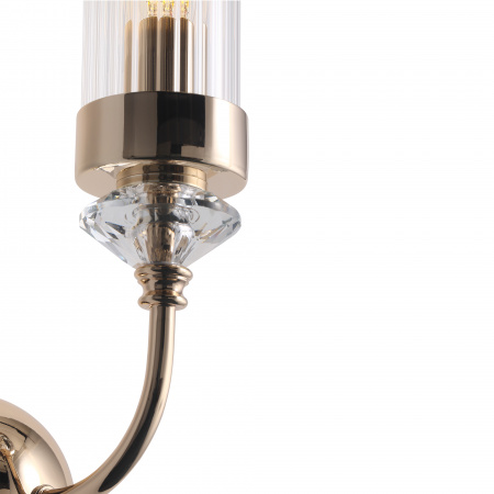 ST LUCE SL1402.201.01 Светильник настенный ST-Luce Золото/Прозрачный E14*1 40W ЭЛЕГРА