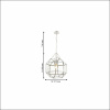Подвесная люстра Favourite Light Quadratum 1948-1P