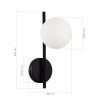 EVOLUCE SLE1193-401-01 Светильник настенный Черный/Белый G9 LED 1*5W 4000K ЭНКЕЛЬ