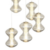 ST LUCE SL6136.233.01 Светильник подвесной ST-Luce золото/коньячный LED 1*28W 3000K СПАЙН