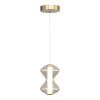 ST LUCE SL6136.203.01 Светильник подвесной ST-Luce золото/коньячный LED 1*6W 3000K СПАЙН