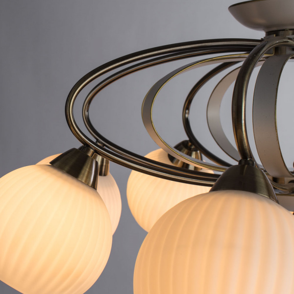 Потолочная люстра Arte Lamp ELLISSE A6342PL-8WG
