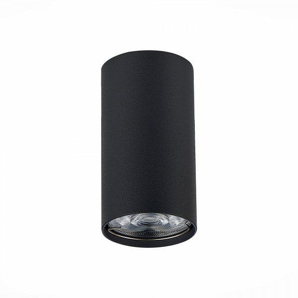 ST LUCE ST110.407.01 Светильник потолочный Черный GU10 1*50W  D54xH100 220V Без ламп Накладные светильники