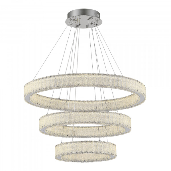 ST LUCE SL6008.103.03 Люстра подвесная ST-Luce Хром/Хром LED 3*95W 3000K ЛАТОЦЦО