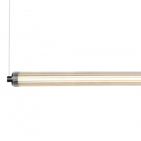 ST LUCE SL6224.413.01 Светильник подвесной ST-Luce Черный/Прозрачный LED 1*30W 4000K БАМБУ