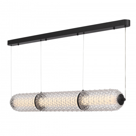 ST LUCE SL6144.413.01 Светильник подвесной ST-Luce черный/прозрачный LED 1*37W 4000K САГУАРО