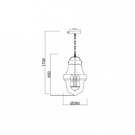 Подвесной светильник Vele Luce Satellitare VL5045P32
