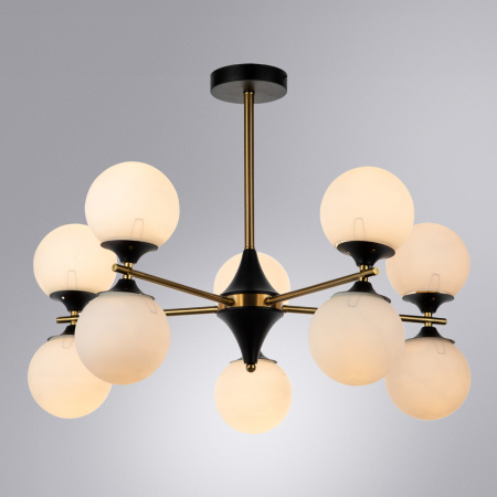 Люстра на штанге Arte Lamp MIMOSA A3649PL-10PB