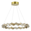 ST LUCE SL6009.203.01 Люстра подвесная ST-Luce Золотистый/Прозрачный,Янтарный LED 1*30W 3000K ДИАМАНТА