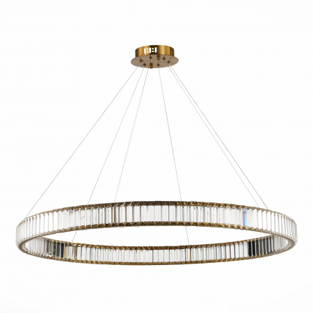 ST LUCE SL1622.313.01 Люстра подвесная ST-Luce Латунь/Прозрачный LED 1*68W 4000K ТИВОЛИ