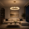 ST LUCE SL6011.313.01 Светильник подвесной ST-Luce Латунь/Прозрачный LED 1*65W ЭСМЕ