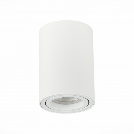 ST LUCE ST108.507.01 Светильник потолочный Белый GU10 1*50W  IP20 D70xH100 220V Без ламп Накладные светильники