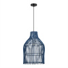 ST LUCE SL1513.403.01 Светильник подвесной ST-Luce Черный/Синий E27 1*40W ЧЕСТА