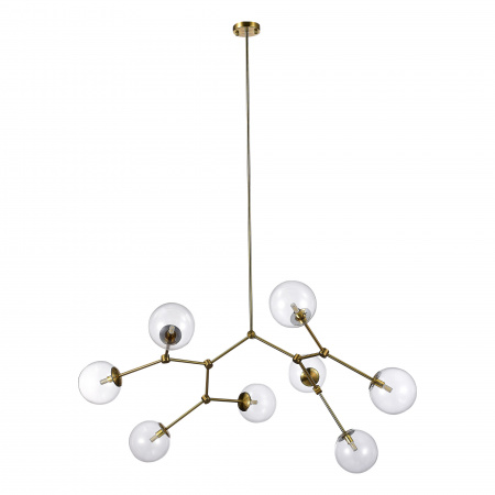 ST LUCE SL1506.203.08 Люстра подвесная ST-Luce Золотистый/Прозрачный E14 8*40W ЧИЕТИ