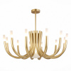 ST LUCE SL1173.202.13 Люстра потолочная ST-Luce Золотистый/Белый G4/E27 12+1*5+60W ПАФЕ