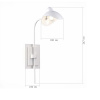 ST LUCE SL1801.501.01 Бра ST-Luce Белый/Белый E14 1*60W МИННО