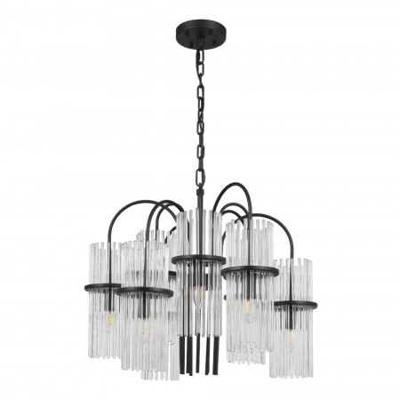 ST LUCE SL6145.403.09 Светильник подвесной ST-Luce черный/прозрачный E14 9*40W ТАШЕ