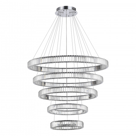 ST LUCE SL1622.113.05 Люстра подвесная ST-Luce Хром/Прозрачный LED 1*285W 4000K ТИВОЛИ