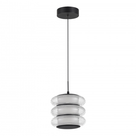 ST LUCE SL6239.403.03 Светильник подвесной ST-Luce черный/прозрачный LED 1*16W 3000K ФРИТЕЛЛА