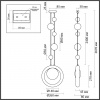 Подвес ODEON LIGHT HIGHTECH 5443/1