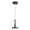ST LUCE SL6014.423.01 Светильник подвесной ST-Luce Черный/Прозрачный, Черный LED 1*17W 3000K РИПЛ