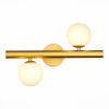 ST LUCE SL1185.201.02 Бра ST-Luce Золотистый/Белый G9 2*5W АЗОЛО