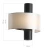 ST LUCE SL6230.401.01 Светильник настенный ST-Luce Черный/Белый LED 1*5W 3000K НОБИЛЕ