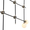 ST LUCE SL429.403.06 Светильник потолочный ST-Luce Черный, Золото/Белый G9 6*5W БАСТОН