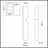 Настенный светильник ODEON LIGHT L-VISION 6685/15WL