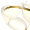 ST LUCE SL1304.203.45 Люстра подвесная ST-Luce Золотистый/Белый LED 1*45W 3000K ЭТУАЛЬ