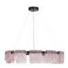 ST LUCE SL6021.403.66 Светильник подвесной ST-Luce черный/розовый LED 1*66W 3000K ВУАЛЬ